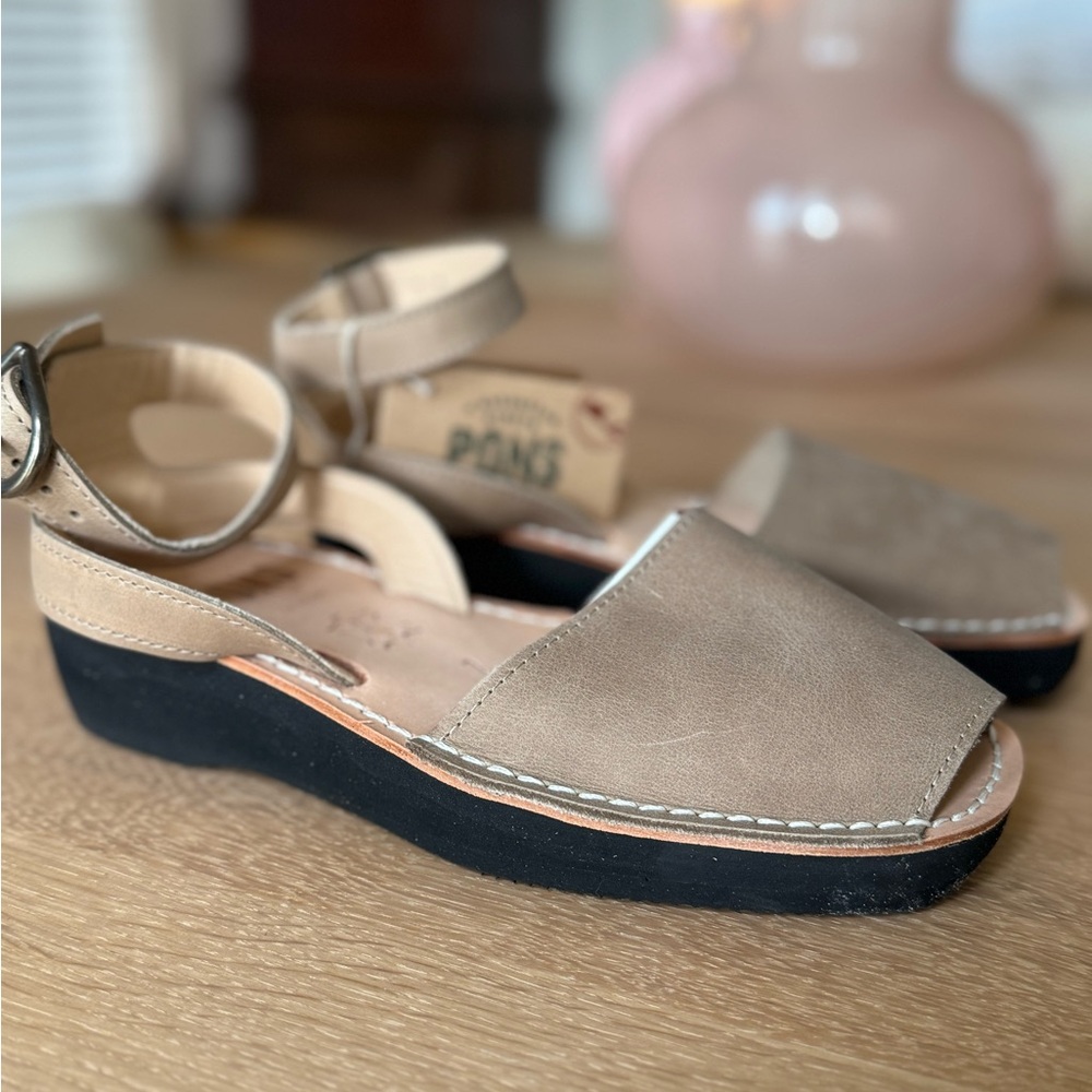 Brand New PONS Wedge Sandals
